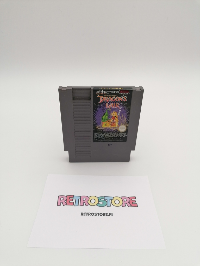 nes Dragon's Lair -etukansi