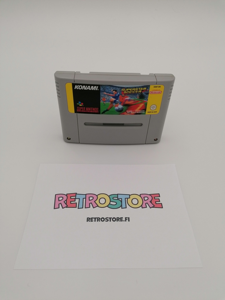 snes International Superstar Soccer -etukansi