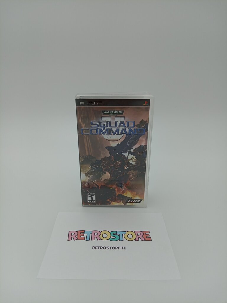 sony psp warhammer 40 000 squad command etukansi