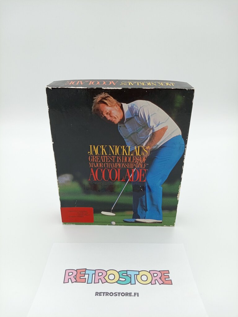 commodore 64 jack niklaus greatest 18 holes of golf kasetti etukansi
