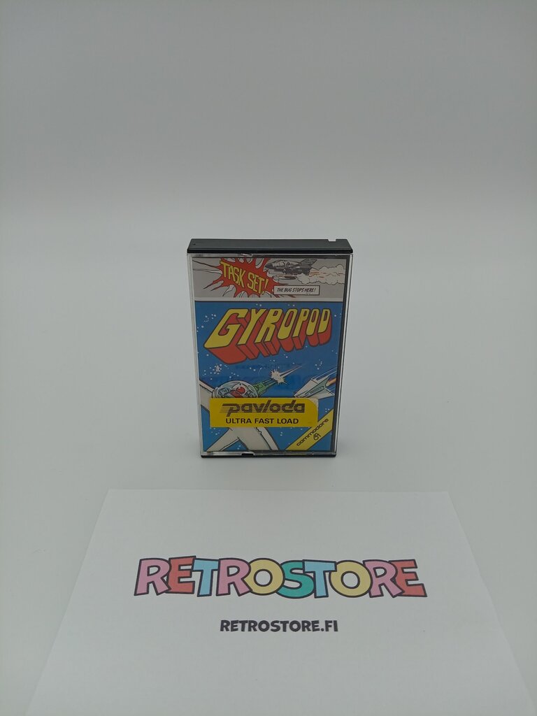 commodore 64 gyropod kasetti etukansi