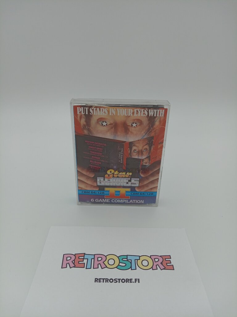 commodore 64 star games 2 kasetti etukansi