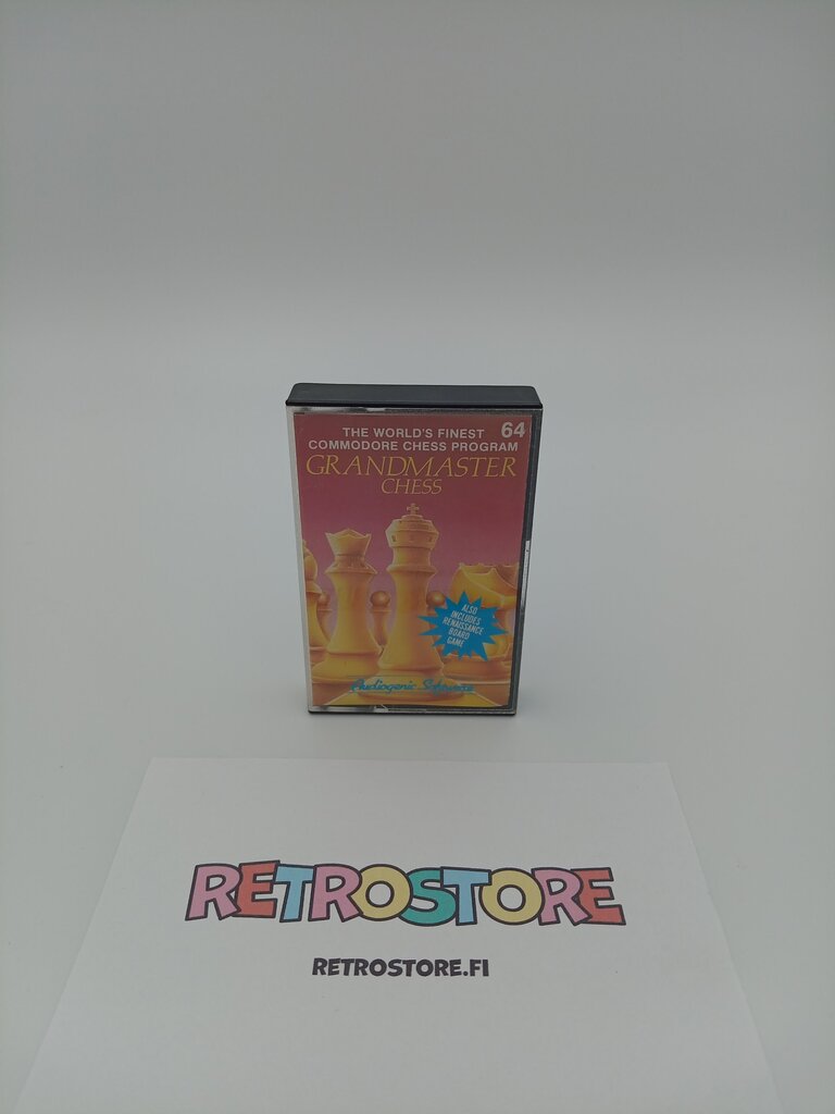 commodore 64 grandmaster chess kasetti etukansi