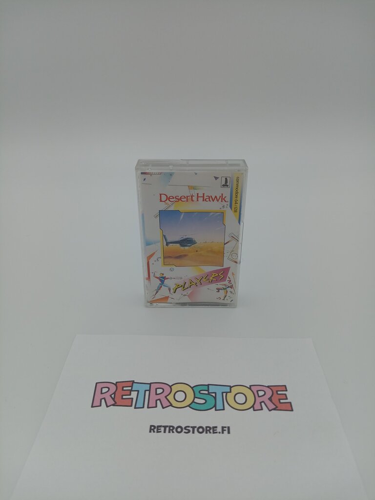 commodore 64 desert hawk kasetti etukansi