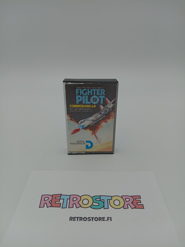 commodore 64 Fighter pilot kasetti etukansi