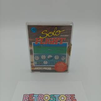commodore 64 solo flight kasetti etukansi