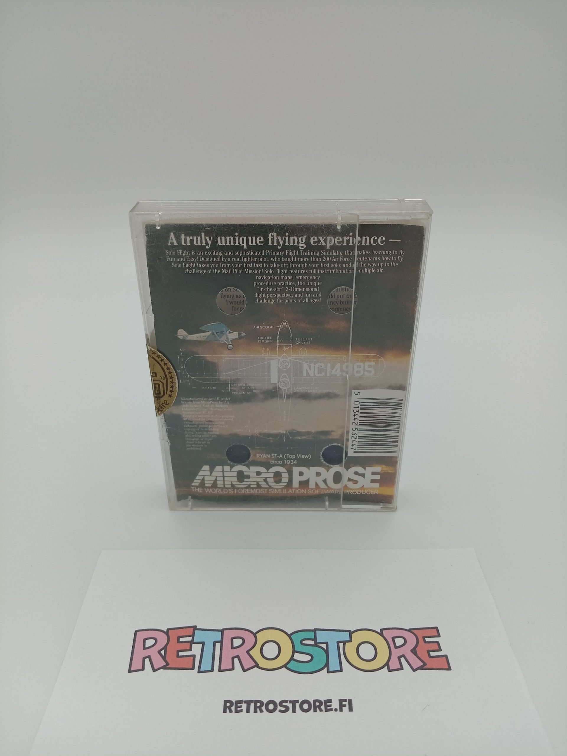 commodore 64 solo flight kasetti takakansi