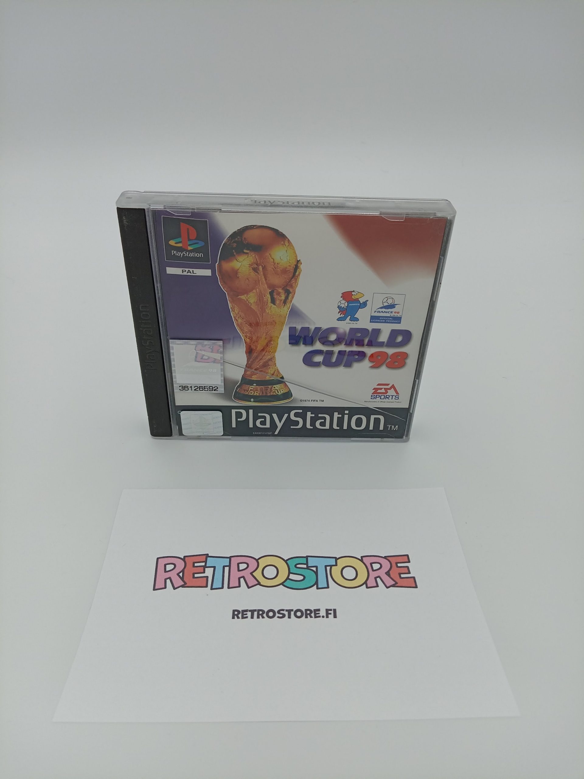 playstation world cup 98 etukansi