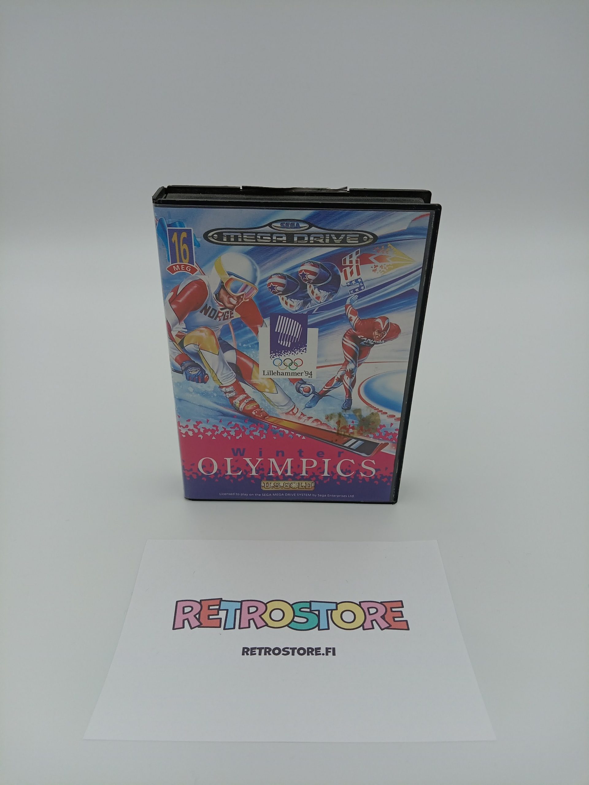 sega mega drive winter olympics lillehammer 94 etukansi