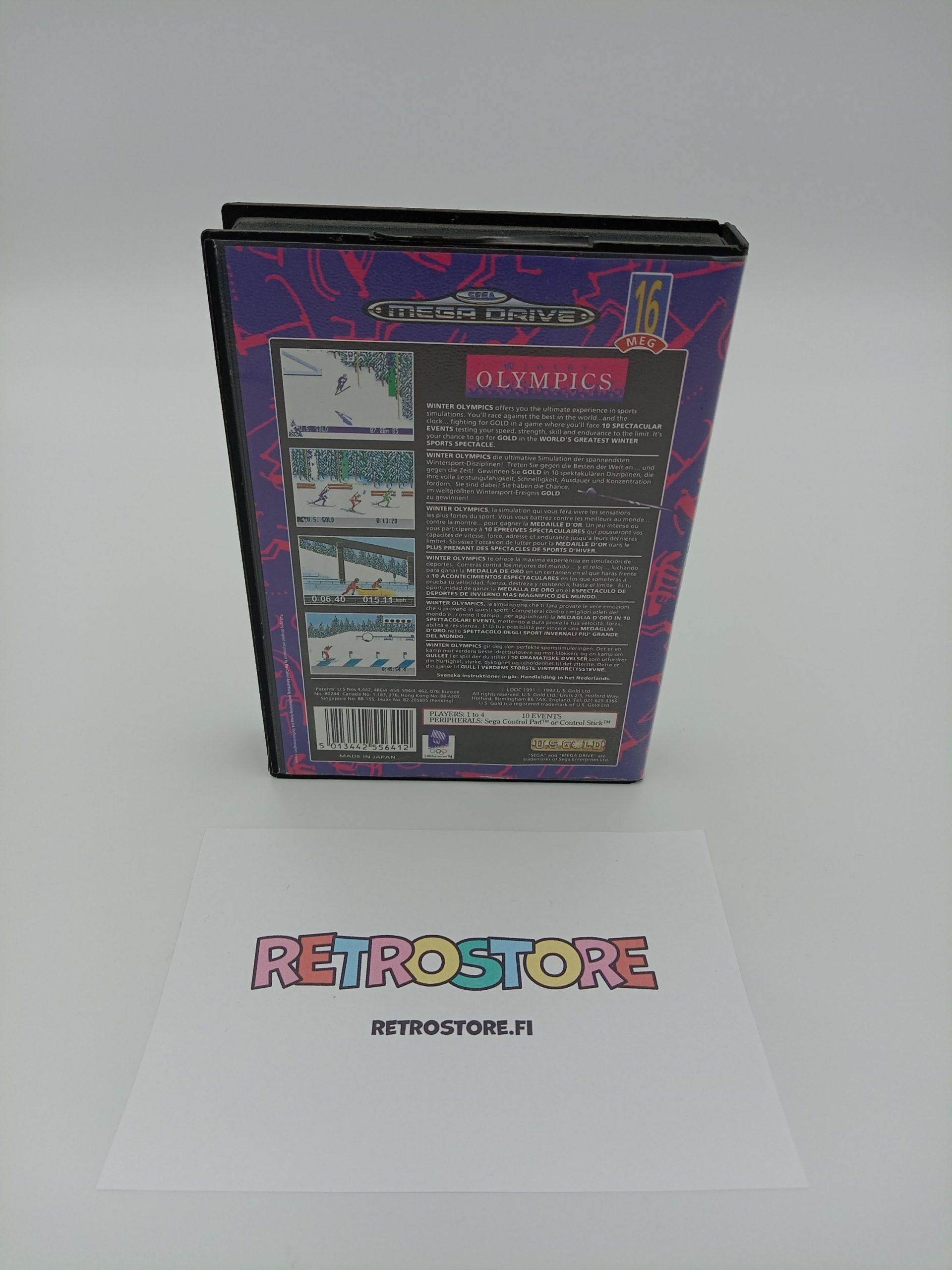 sega mega drive winter olympics lillehammer 94 takakansi