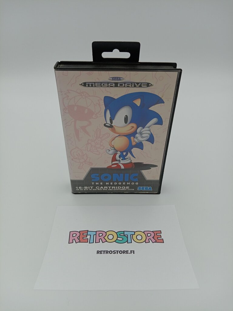 sega mega drive sonic the hedgehog etukansi