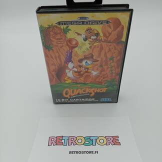 sega mega drive quack shot etukansi