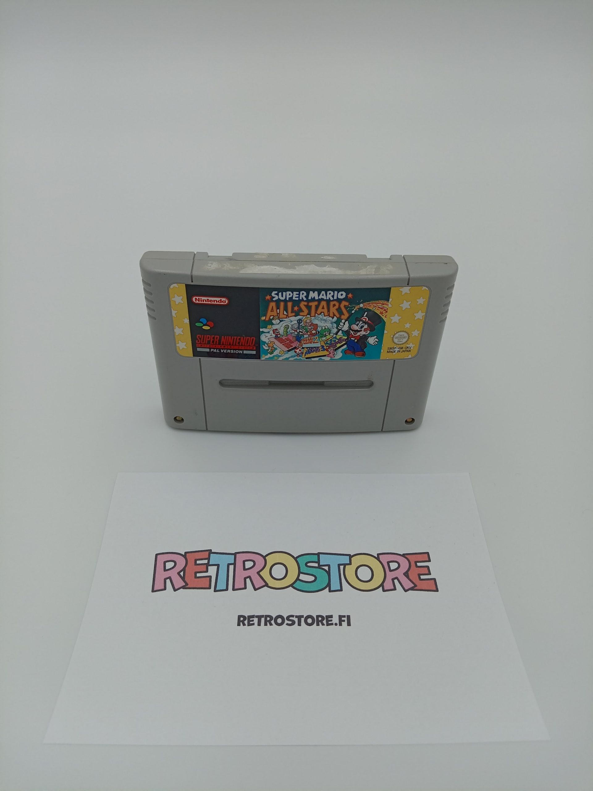 super nintendo super mario all-stars etukansi