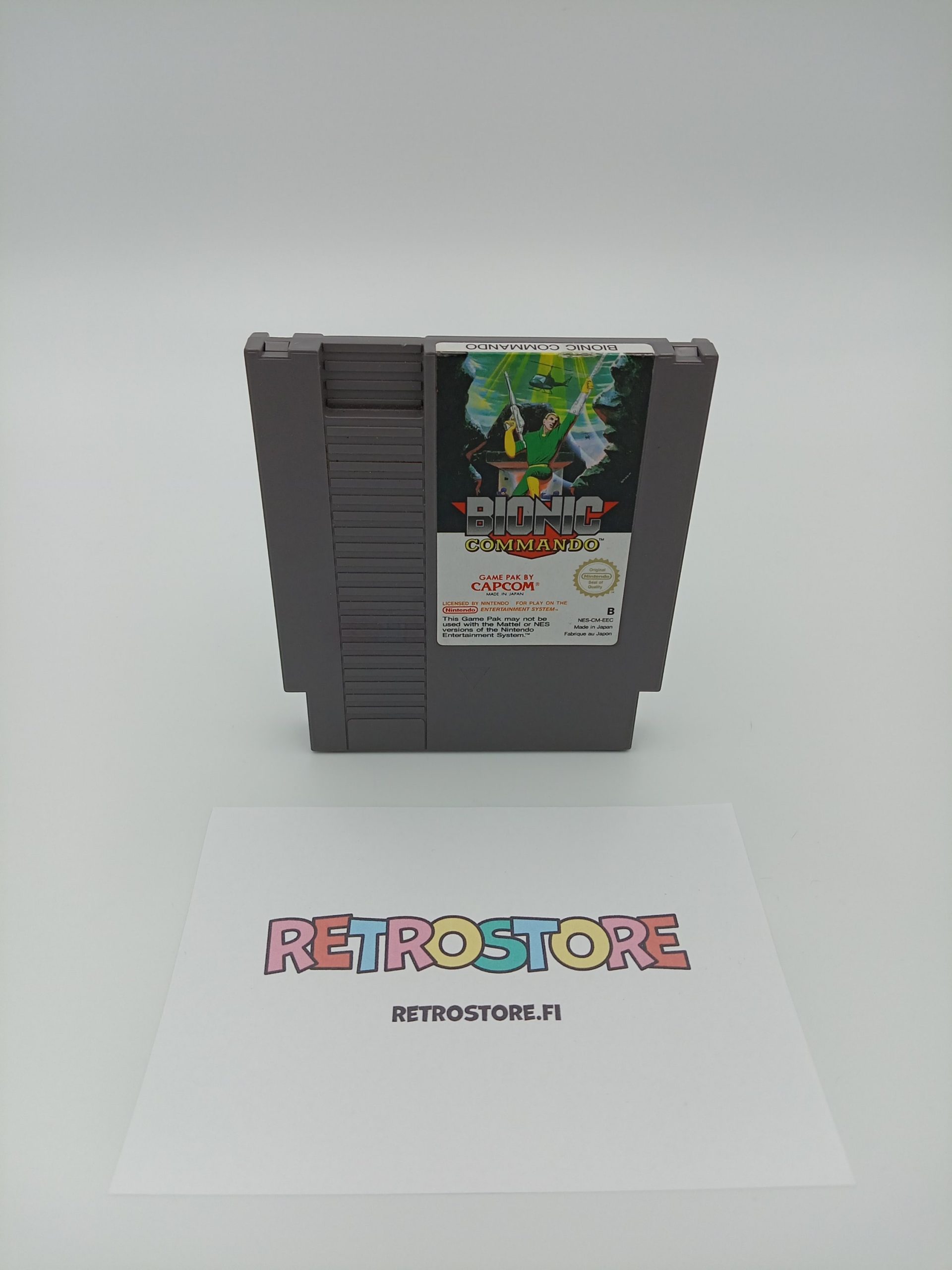 nes bionic commando etukansi