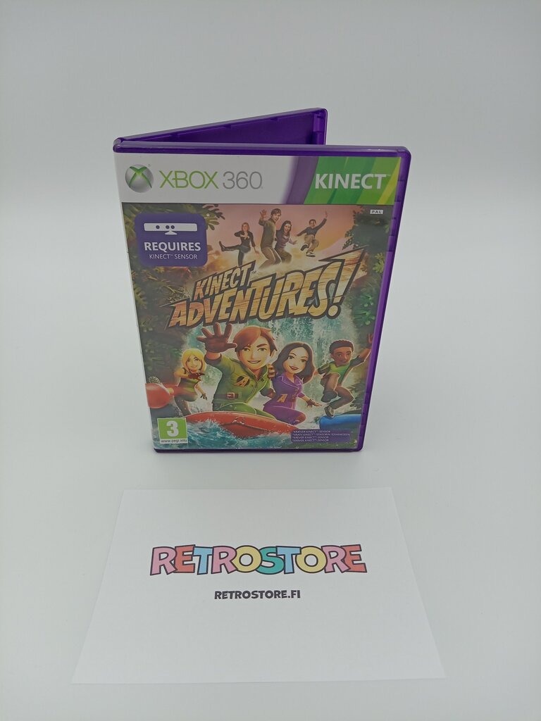 xbox360 kinect adventures etukansi