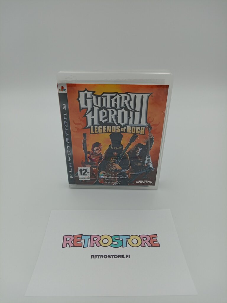 Playstation 3 guitar hero 3 etukansi