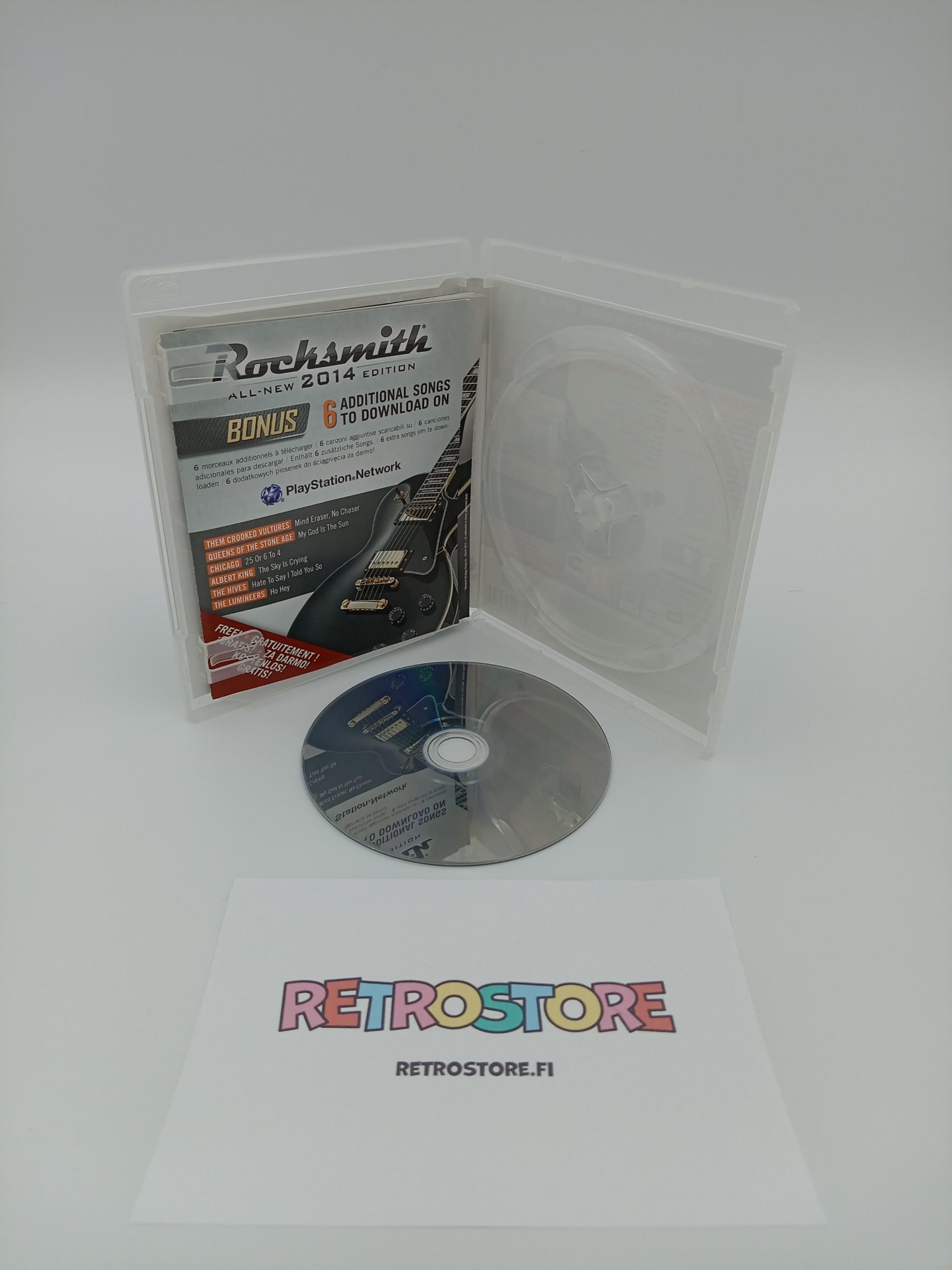 Playstation 3 rocksmith 2014 sisältö