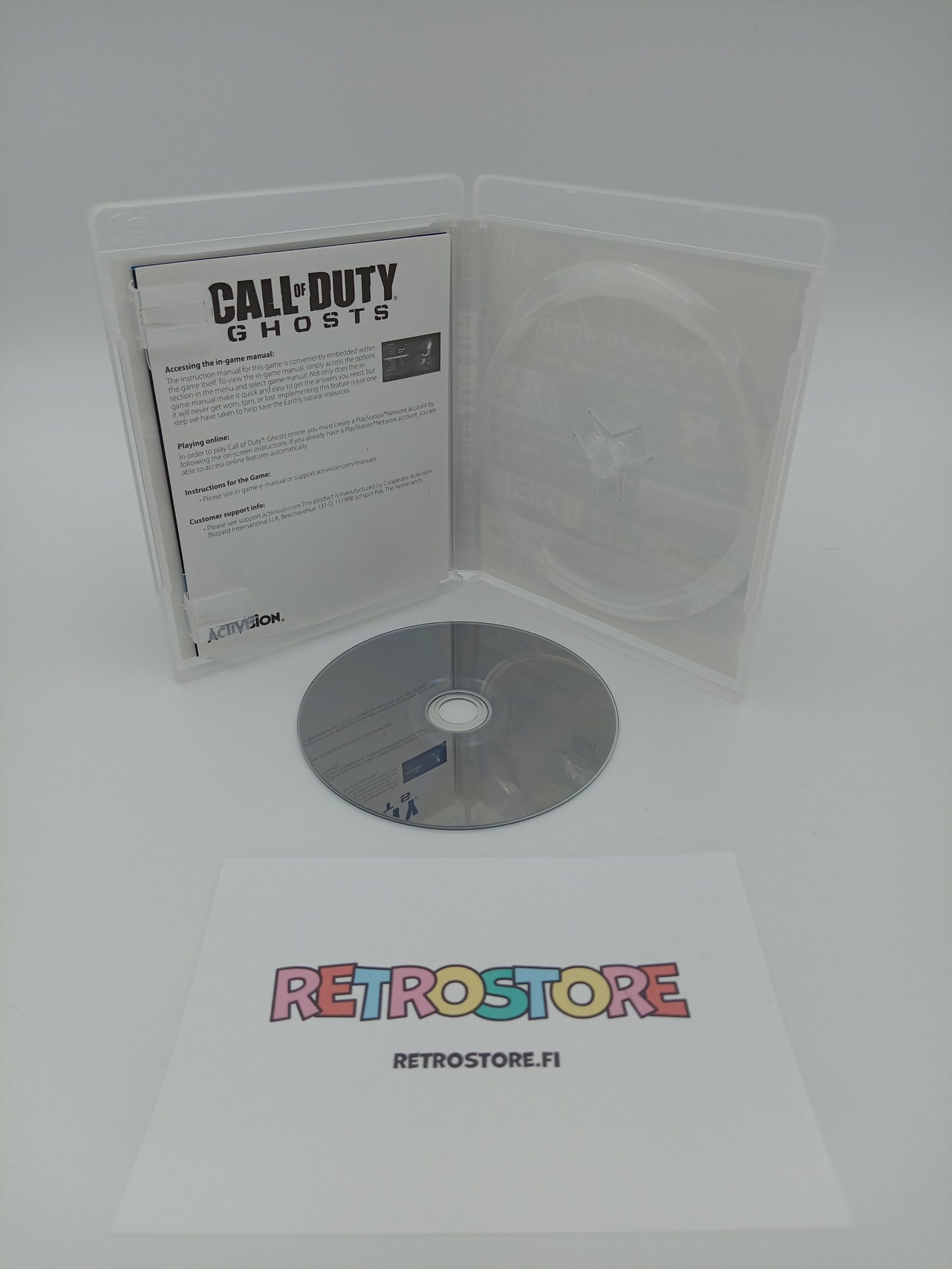 Playstation 3 call of duty ghosts sisältö