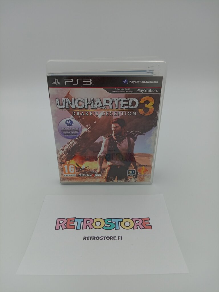 Playstation 3 uncharted 3 etukansi