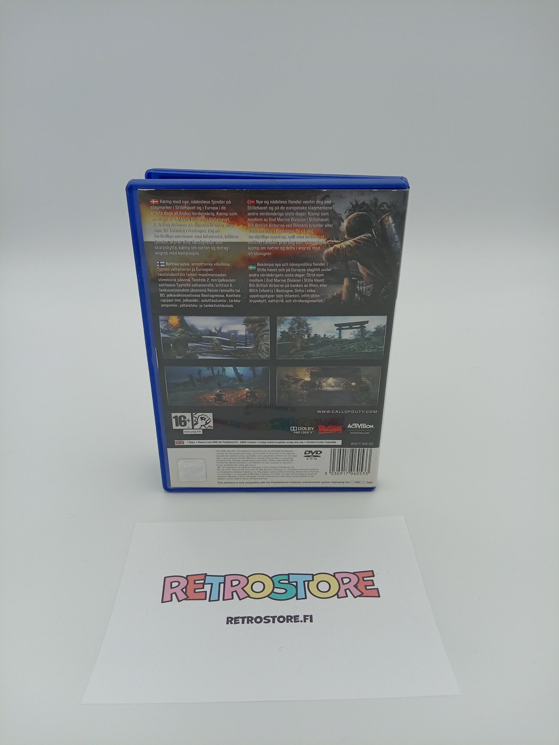 Playstation 2 call of duty world at war final fronts takakansi