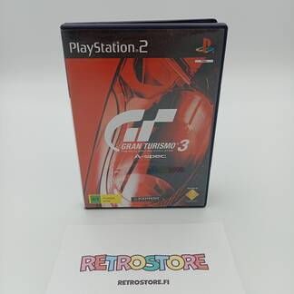 Playstation 2 gran turismo 3 a-spec etukansi