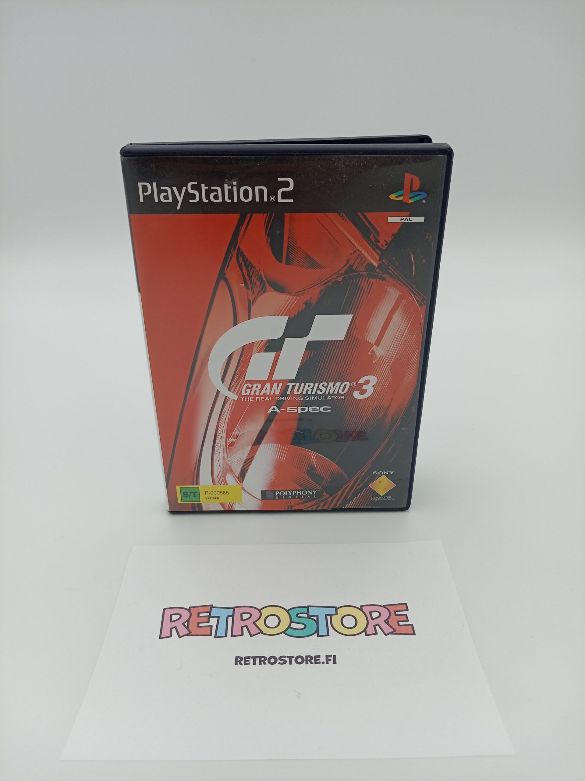 Playstation 2 gran turismo 3 a-spec etukansi