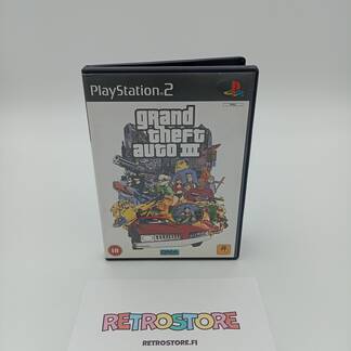Playstation 2 grand theft auto 3 etukansi