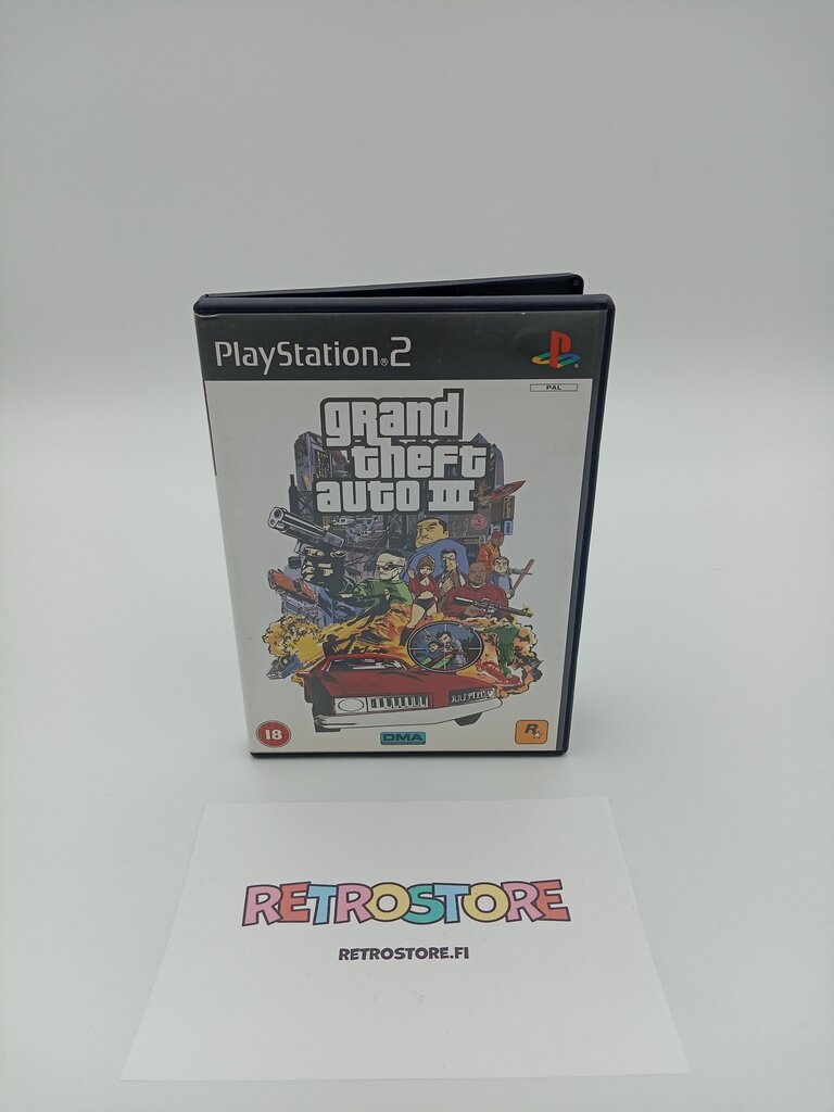 Playstation 2 grand theft auto 3 etukansi