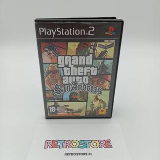 Playstation 2 grand theft auto san andreas etukansi