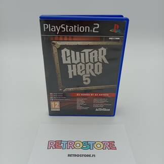 Playstation 2 guitar hero 5 etukansi
