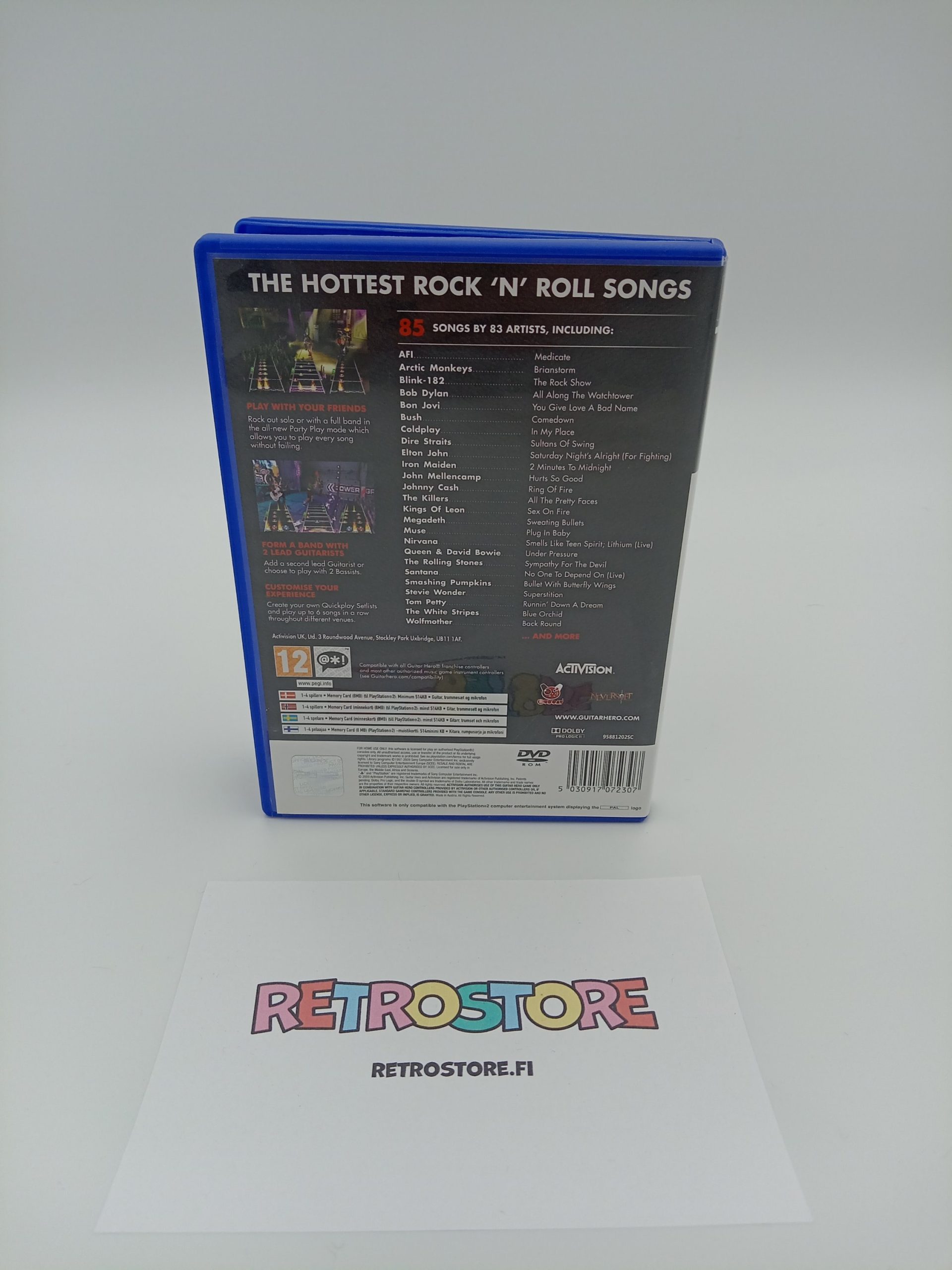 Playstation 2 guitar hero 5 takakansi