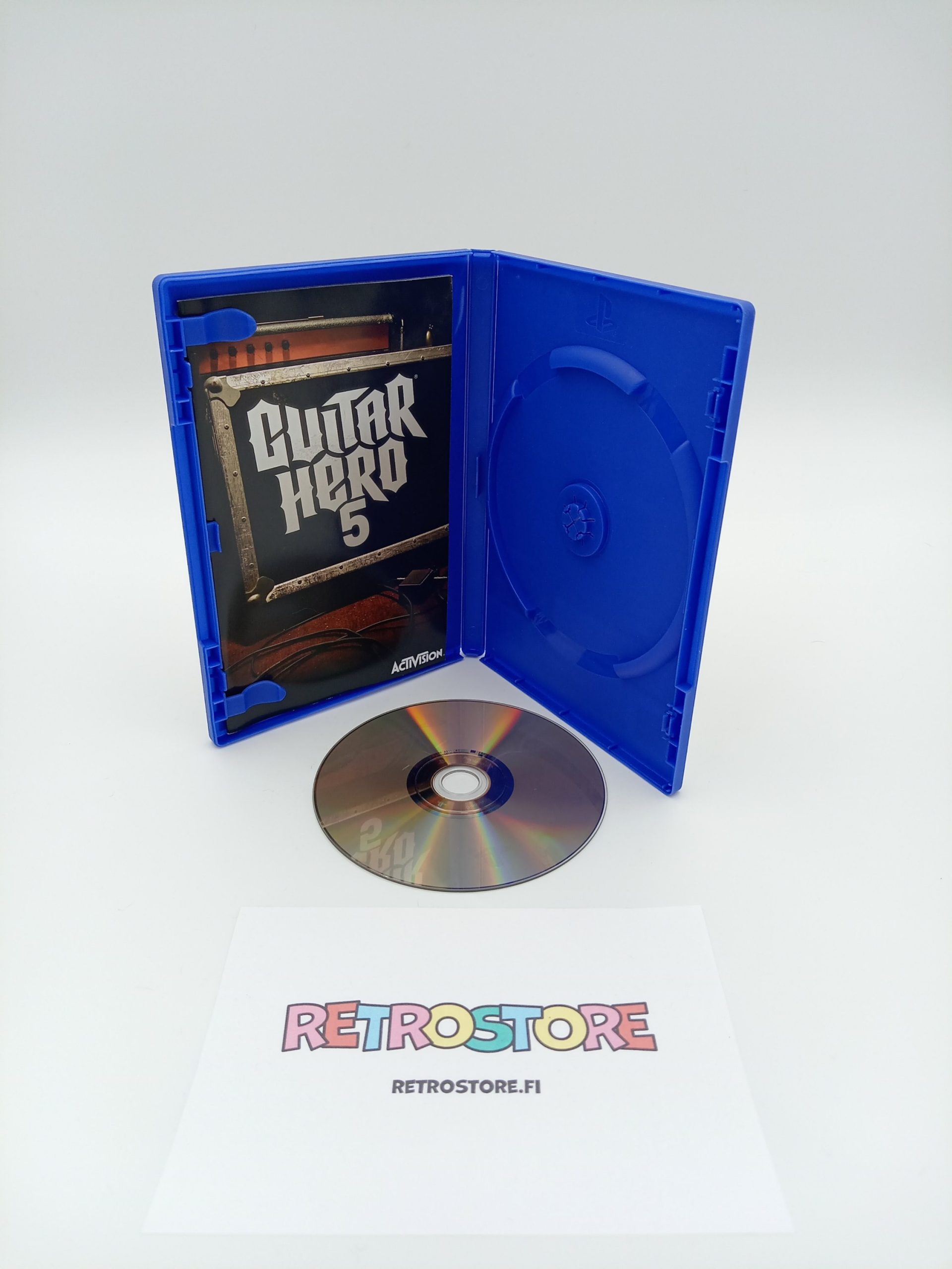 Playstation 2 guitar hero 5 sisältö