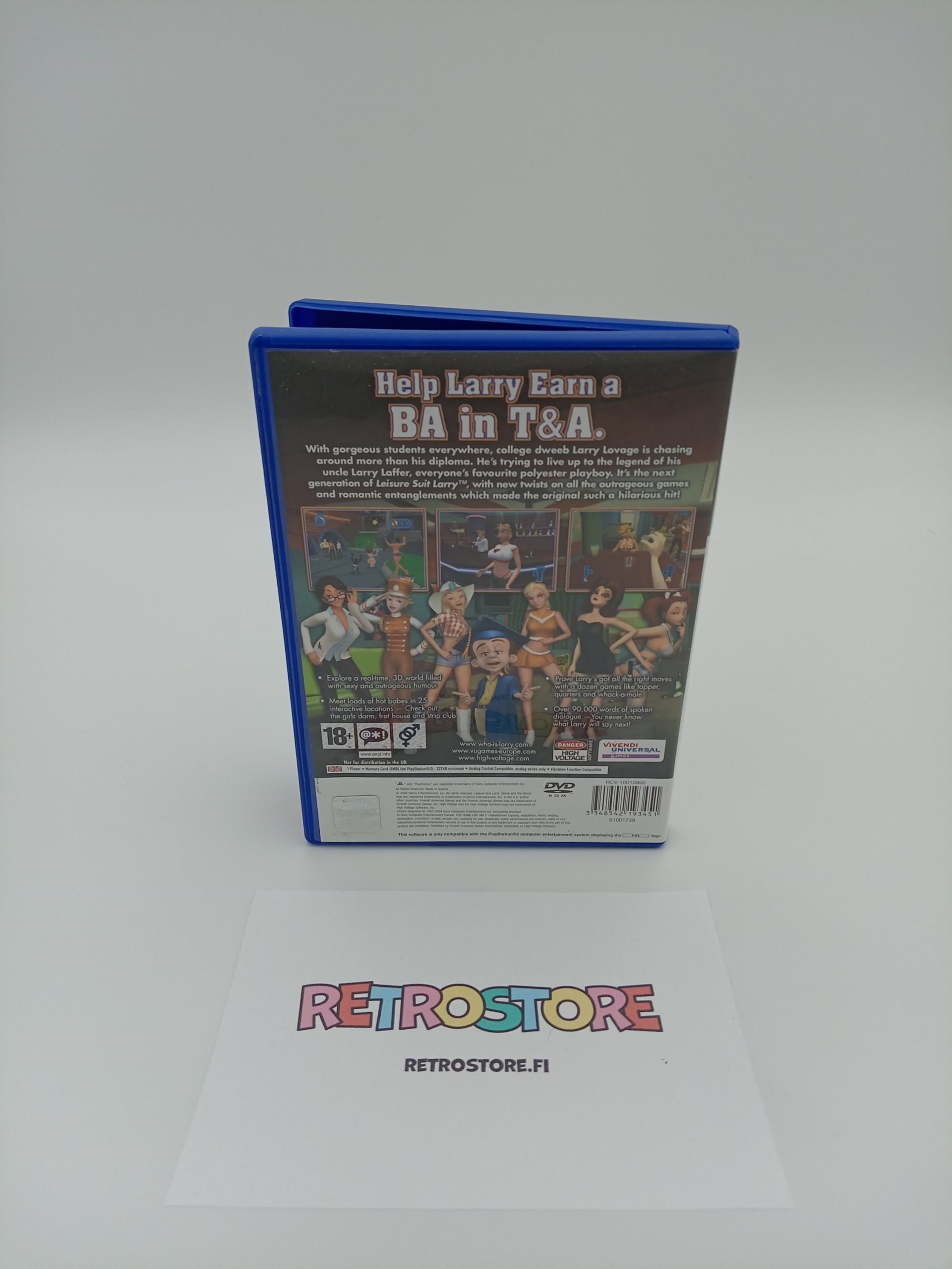 Playstation 2 leisure suit larry magna cum laude uncut takakansi