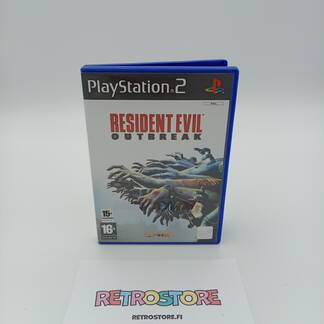 Playstation 2 resident evil outbreak etukansi