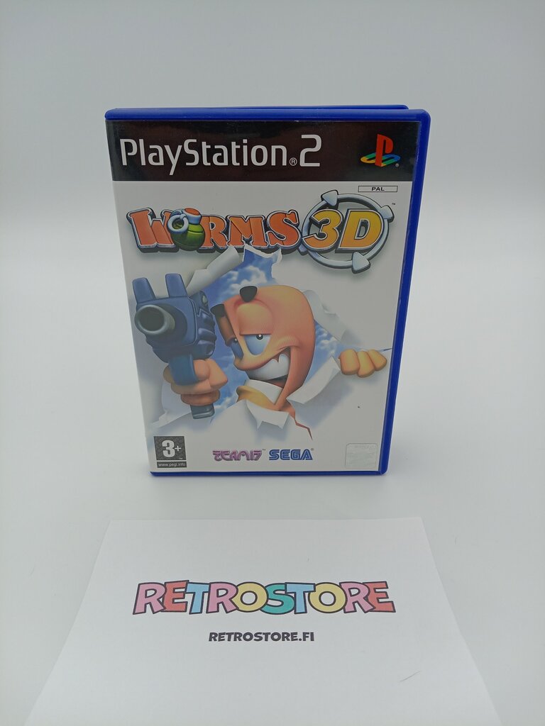 Playstation 2 worms 3d etukansi