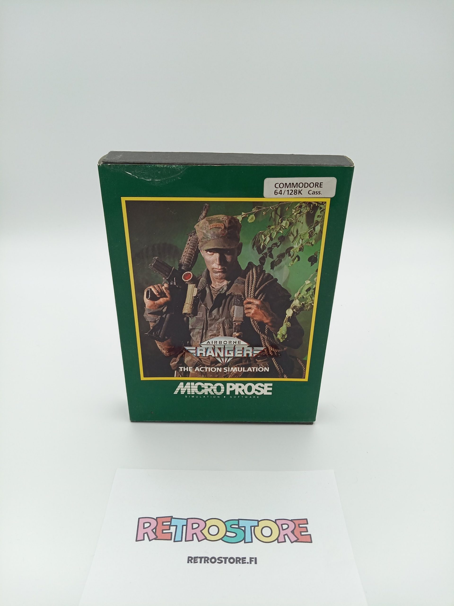 commodore 64 airborne ranger kasetti etukansi