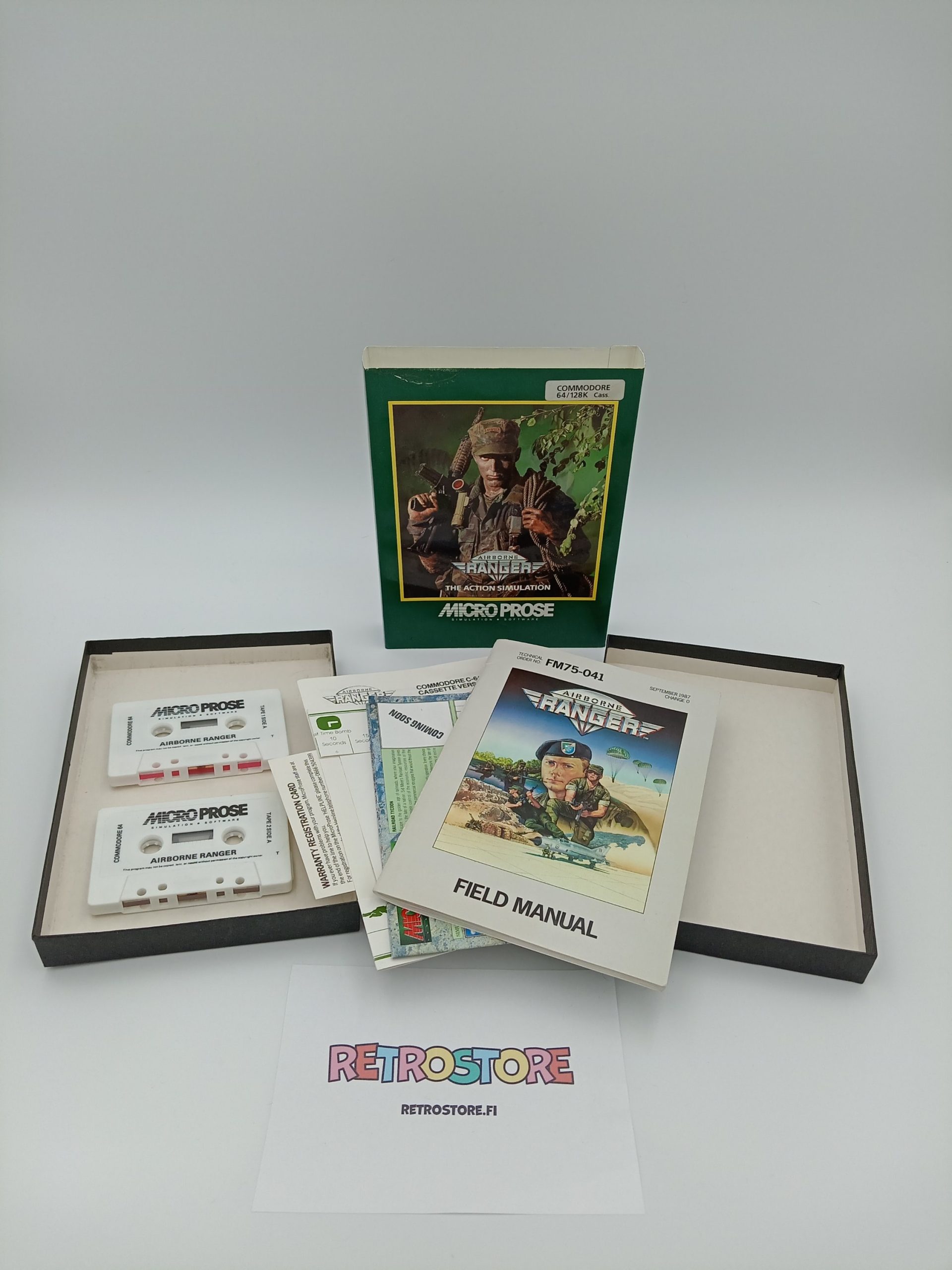 commodore 64 airborne ranger kasetti sisältö
