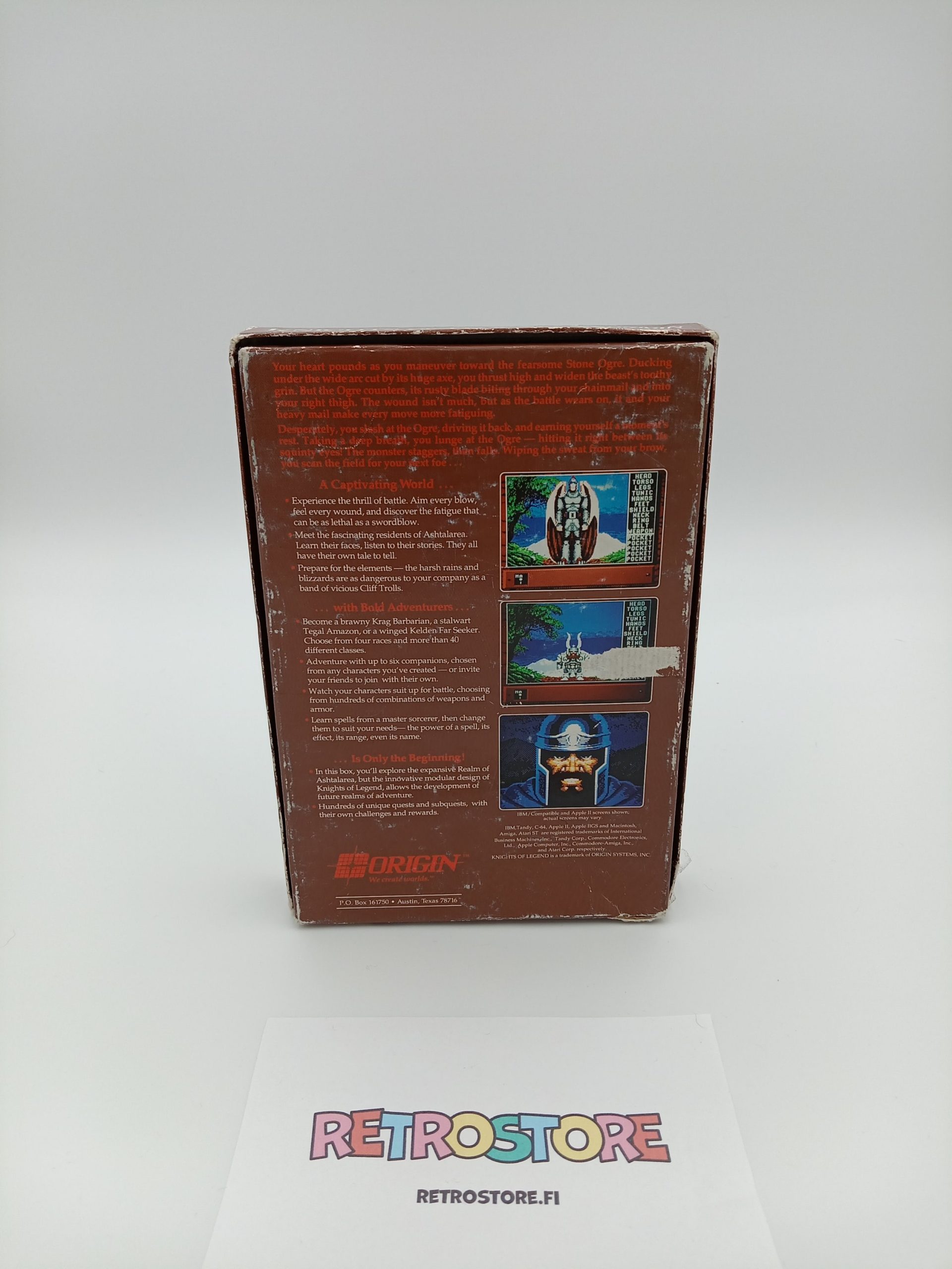 commodore 64 knights of legend disketti takakansi