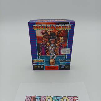 commodore 64 ghouls 'n ghosts kasetti etukansi