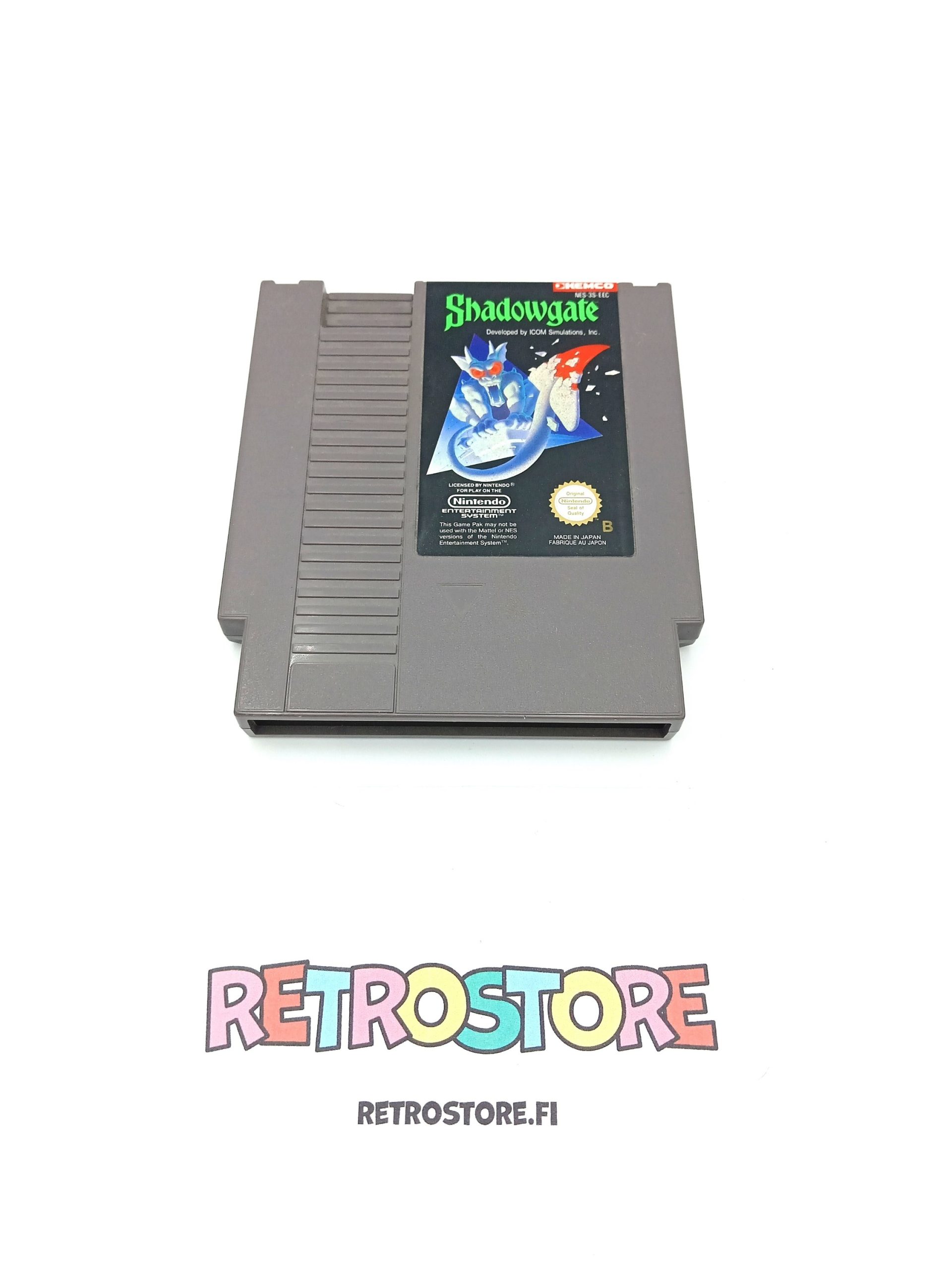 nes shadowgate etukansi