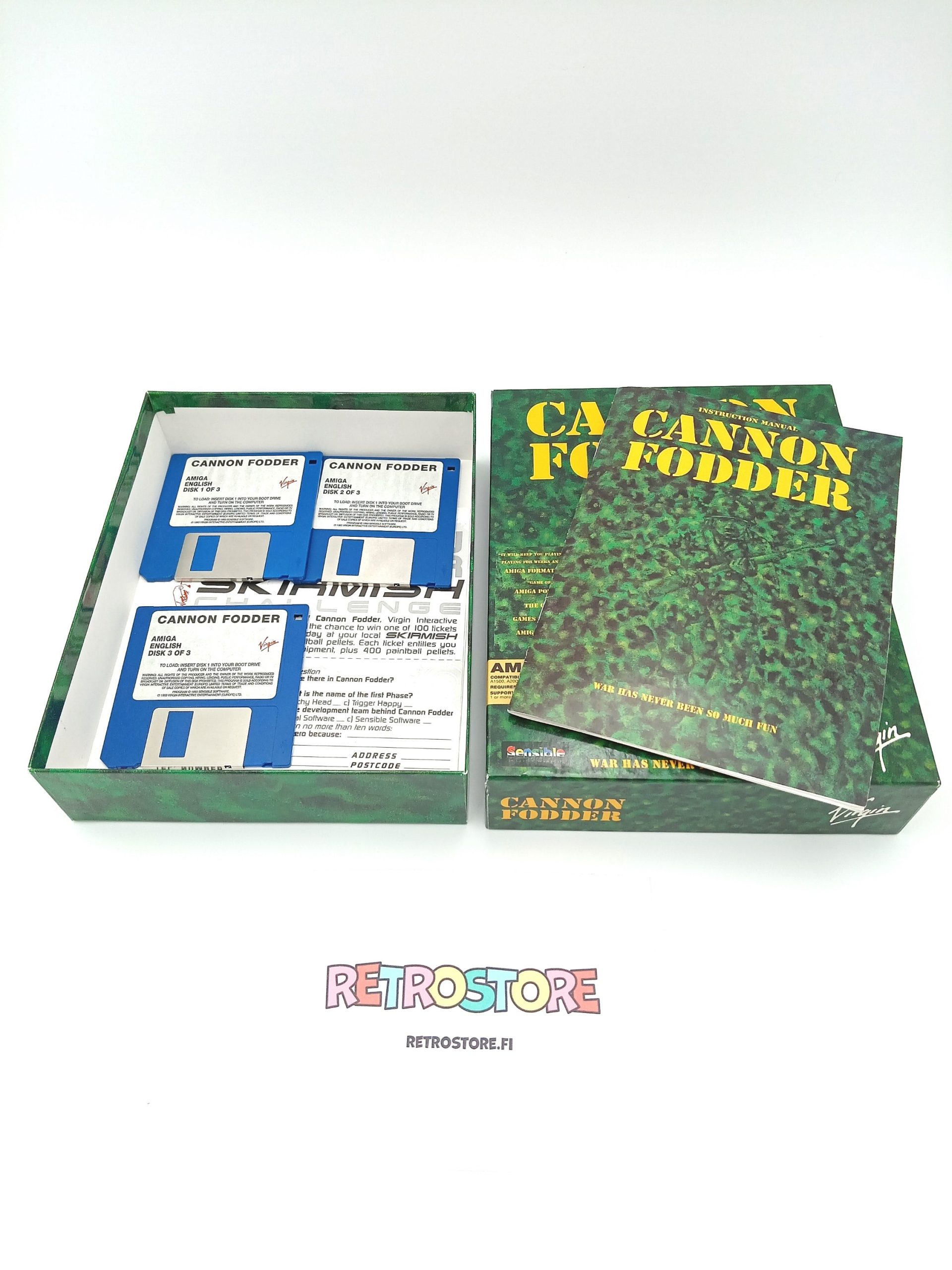 amiga 500 cannon fodder sisältö
