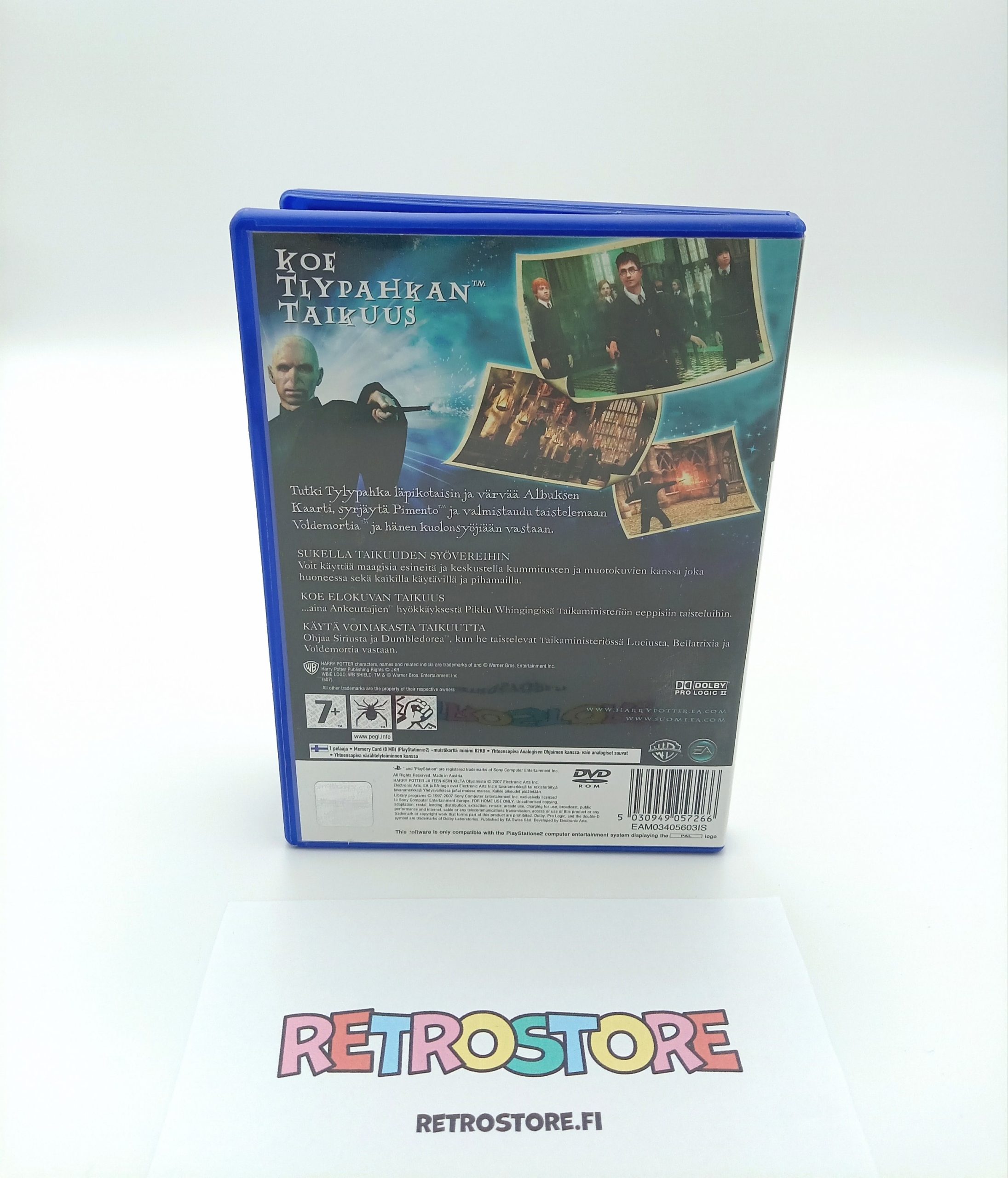 ps2 harry potter ja feeniksin kilta takakansi