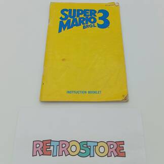 nes super mario 3 ohjekirja etukansi