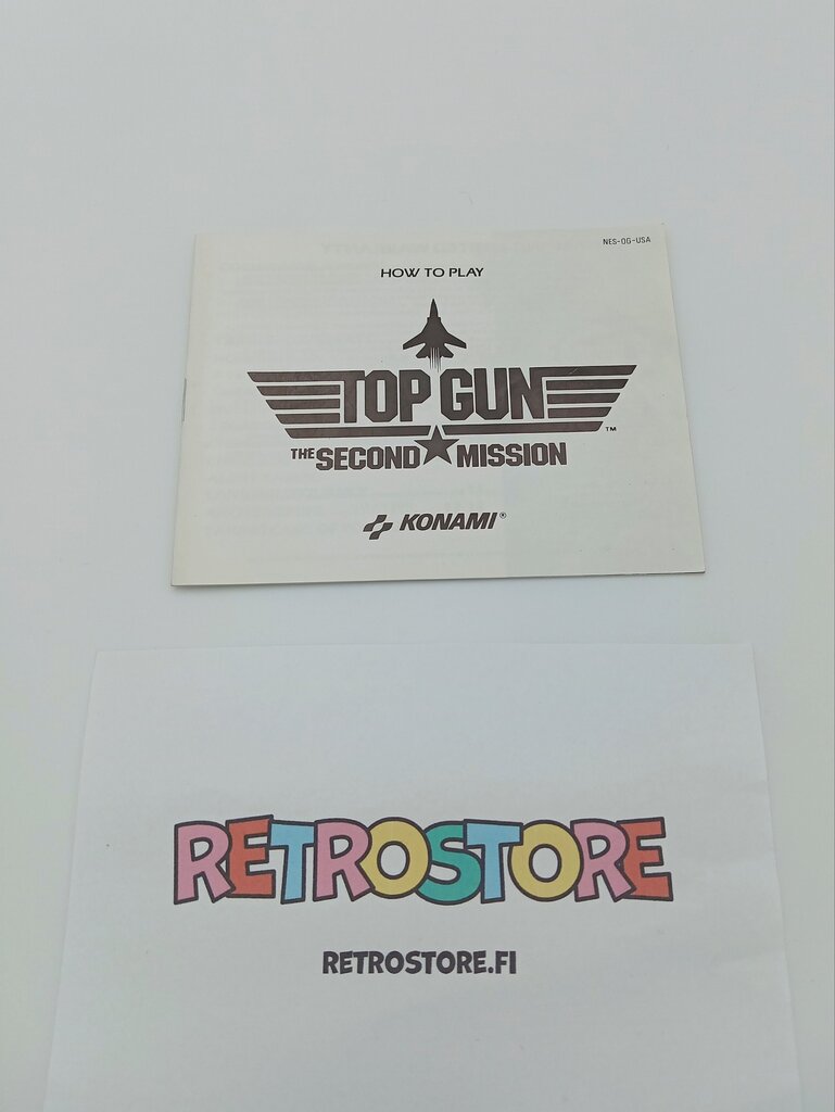 nes top gun 2 ohjekirja