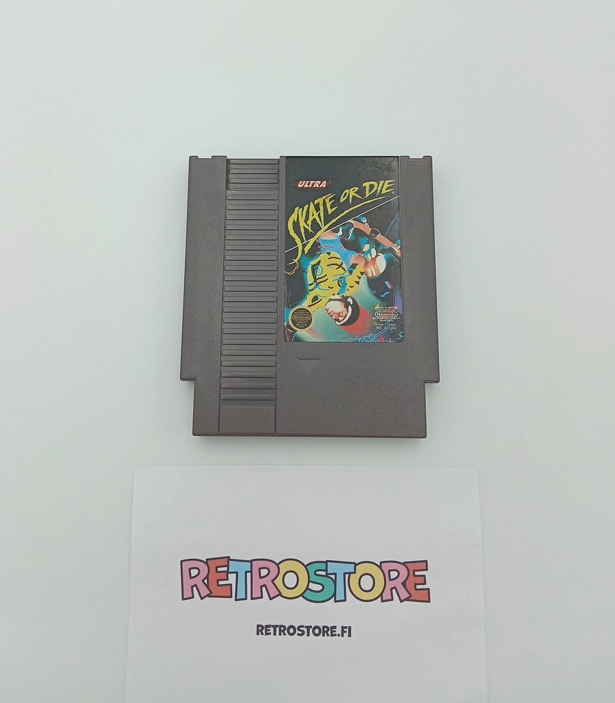 nes skate or die etukansi