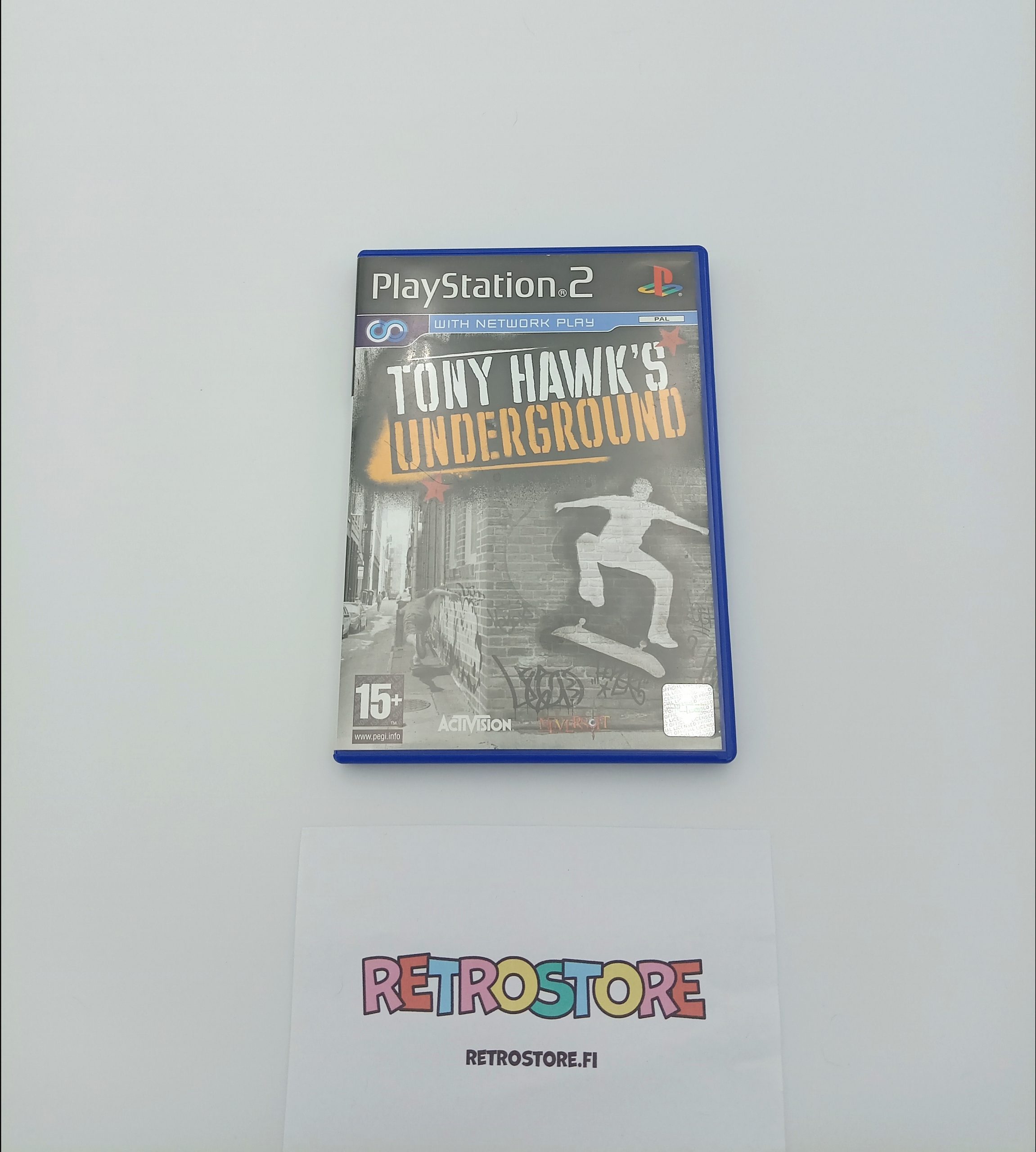 ps2 tony hawks underground etukansi