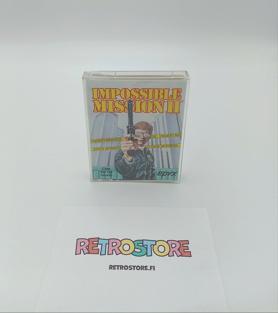C64 impossible mission 2 etukansi