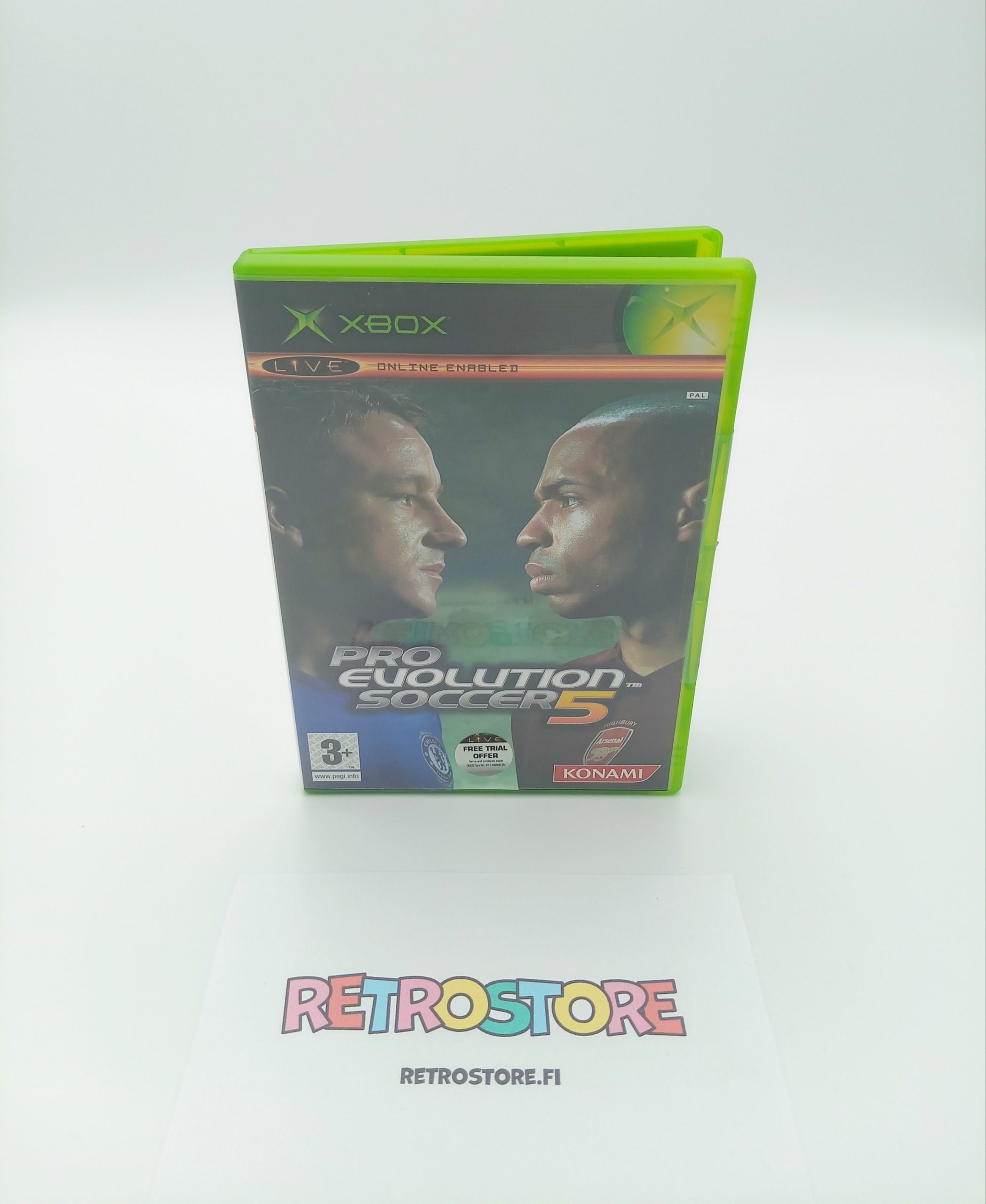 xbox pro evolution soccer 5 etukansi