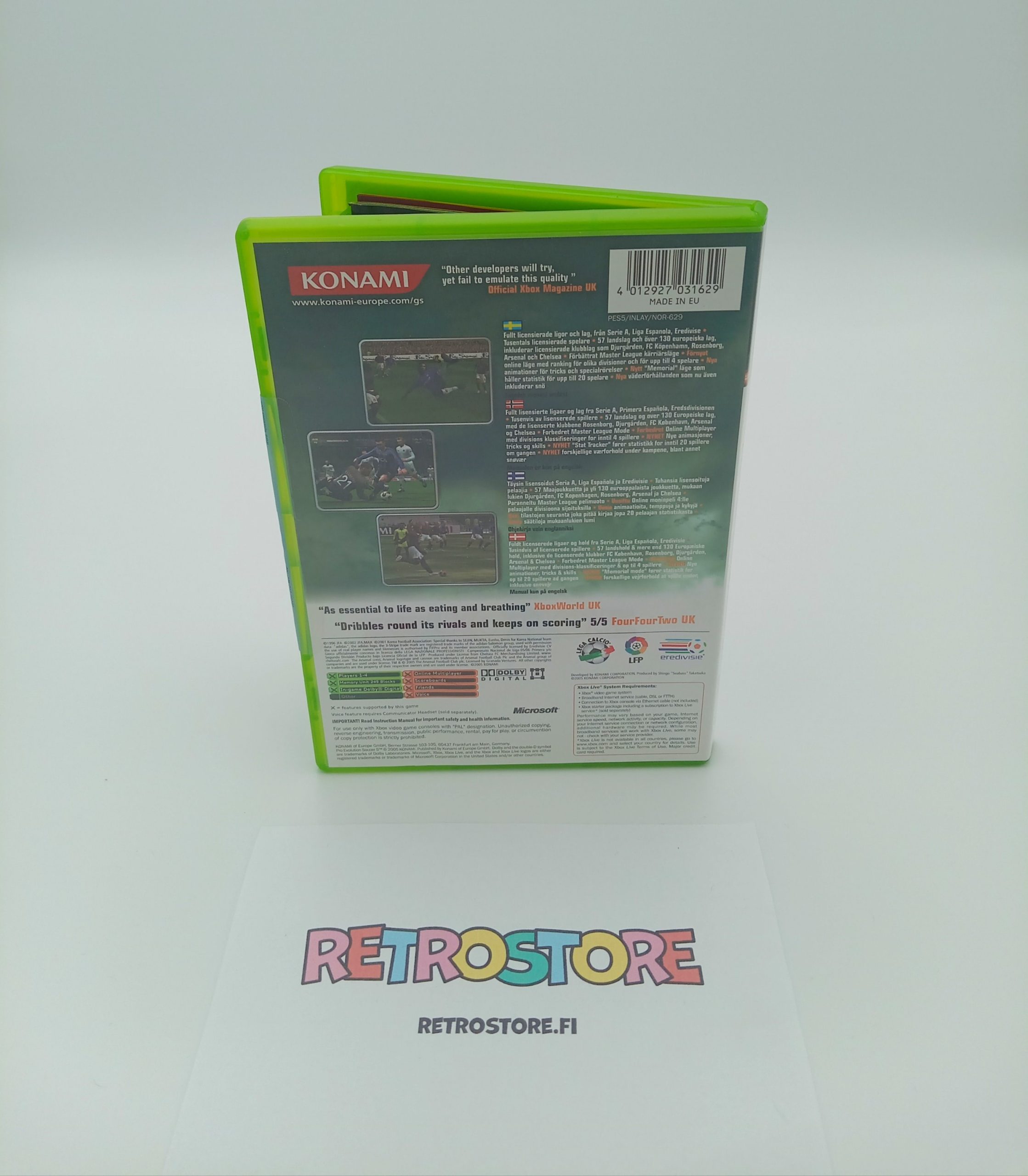 xbox pro evolution soccer 5 takakansi