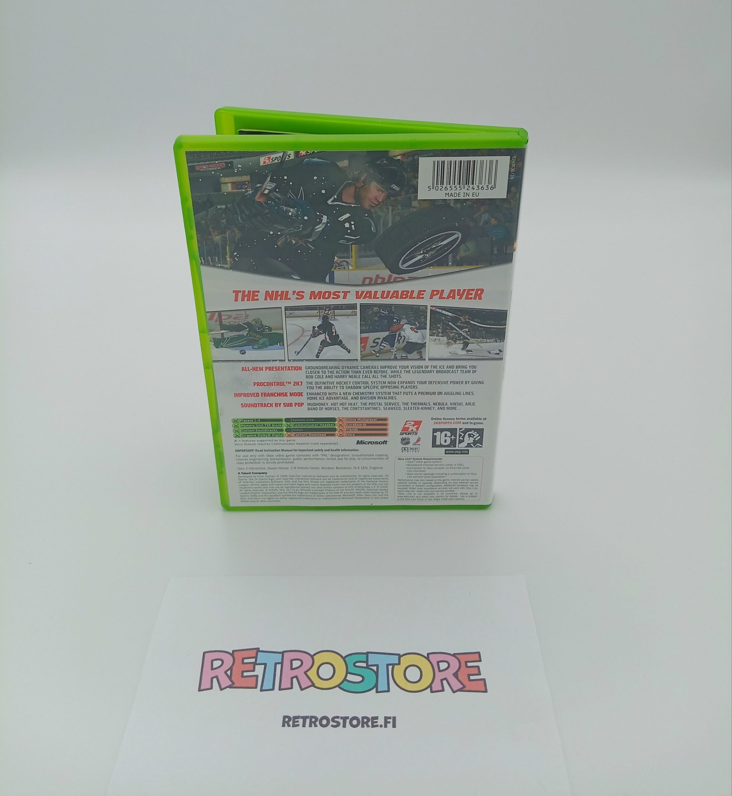 xbox nhl 2k7 takakansi